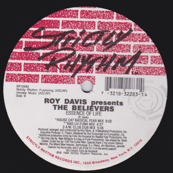 Roy Davis Jr. / The Believers Essence Of Life USED VINYL 12INCH 33 S RPM