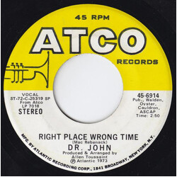 Dr. John Right Place Wrong Time / I Been Hoodood USED VINYL 7INCH 45 RPM STEREO