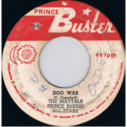 The Maytals / Prince Buster's All Stars Dog War / Little Flea USED VINYL 7INCH SINGLE REISSUE