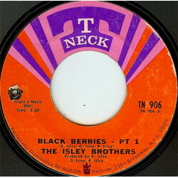 The Isley Brothers Black Berries USED VINYL 7INCH STYRENE