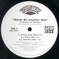 Colonel Abrams Never Be Another One USED VINYL 12INCH 33 S RPM