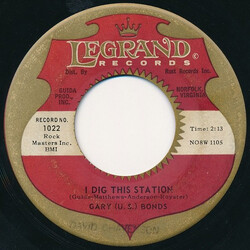 Gary U.S. Bonds I Dig This Station / Mixed Up Faculty USED VINYL 7INCH 45 RPM SINGLE