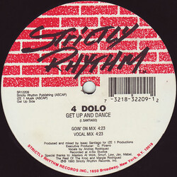 4 Dolo Get Up And Dance USED VINYL 12INCH 33 S RPM