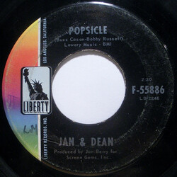 Jan & Dean Popsicle USED VINYL 7INCH 45 RPM SINGLE
