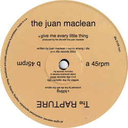 The Juan Maclean / The Rapture Give Me Every Little Thing / Killing USED VINYL 12INCH 45 RPM