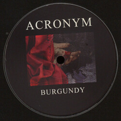 Acronym Burgundy USED VINYL 12INCH 33 S RPM EP