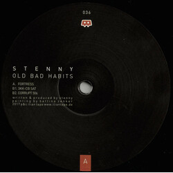 Stenny Old Bad Habits USED VINYL 12INCH 33 S RPM 45 RPM