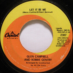 Glen Campbell / Bobbie Gentry Let It Be Me USED VINYL 7INCH 45 RPM SINGLE