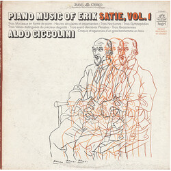 Erik Satie / Aldo Ciccolini Piano Music Of Erik Satie, Vol. 1 Vinyl LP USED