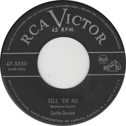 Curtis Gordon Tell 'Em No / Little Bo-Peep USED VINYL 7INCH 45 RPM SINGLE