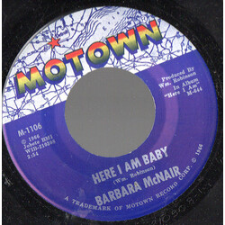 Barbara McNair Here I Am Baby / My World Is Empty Without You USED VINYL 7INCH 45 RPM