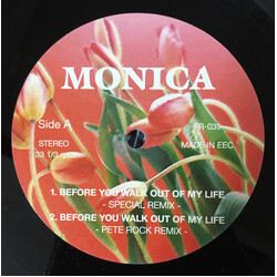 Monica Before You Walk Out Of My Life USED VINYL 12INCH 33 S RPM