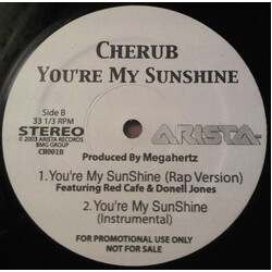 Cherub (2) / Donell Jones / Red Cafe You're My SunShine USED VINYL 12INCH 33 S RPM PROMO