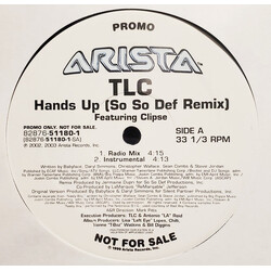 TLC / Clipse Hands Up (So Def Def Remix) USED VINYL 12INCH SINGLE PROMO