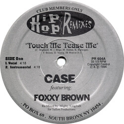 Case / SWV Touch Me Tease Me / You're The One USED VINYL 12INCH 33 S RPM MISPRINT