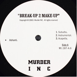 Ashanti Break-Up 2 Make-Up / Carry On USED VINYL 12INCH 33 S RPM