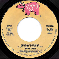 Andy Gibb Shadow Dancing Vinyl 7" USED