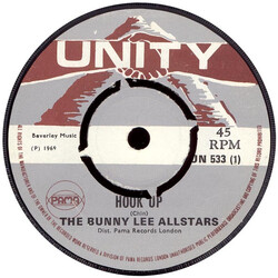 The Bunny Lee Allstars Hook Up / Full Up VINYL 7" USED