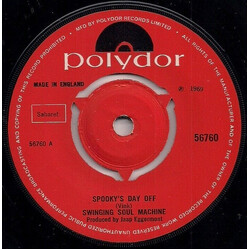 Swinging Soul Machine Spooky's Day Off USED VINYL 7INCH 45 RPM