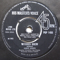 Janie Jones (2) Witches Brew USED VINYL 7INCH 45 RPM SINGLE