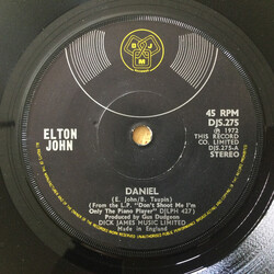 Elton John Daniel USED VINYL 7INCH 45 RPM SINGLE