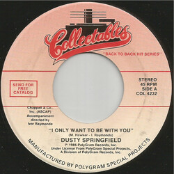 Dusty Springfield I Only Want To Be With You / Wishin' And Hopin' USED VINYL 7INCH SINGLE 45 RPM