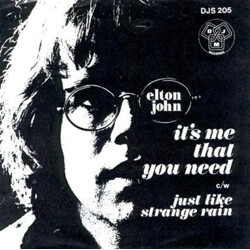 Elton John It's Me That You Need USED VINYL 7INCH 45 RPM SINGLE STEREO
