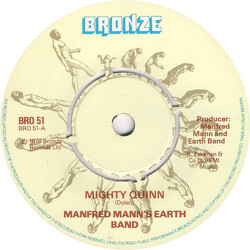 Manfred Mann's Earth Band Mighty Quinn USED VINYL 7INCH 45 RPM SINGLE
