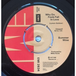 Summer Wine Why Do Fools Fall In Love USED VINYL 7INCH SINGLE 45 RPM
