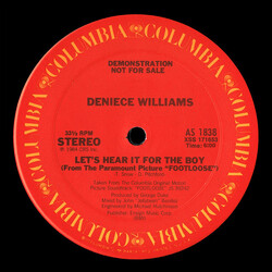 Deniece Williams Let's Hear It For The Boy USED VINYL 12INCH PROMO 33 S RPM