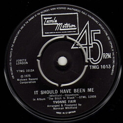 Yvonne Fair It Should Have Been Me VINYL 7" USED