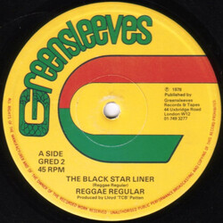 Reggae Regular The Black Star Liner / Where Is Jah VINYL 12" USED