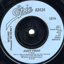 Mtume Juicy Fruit VINYL 7" USED
