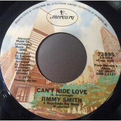 Jimmy Smith Can't Hide Love USED VINYL 7INCH SINGLE 45 RPM