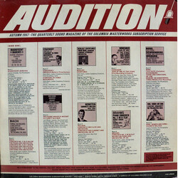 Various Audition Autumn 1967 - The Quarterly Sound Magazine Of The Columbia Masterworks Subscription Service Vinyl LP USED