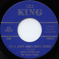 James Brown & The Famous Flames It's A Man's Man's Man's World / Is It Yes Or Is It No? VINYL 7" USED