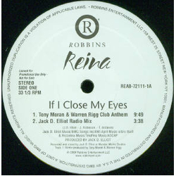 Reina If I Close My Eyes Vinyl 12" USED