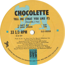 Chocolette Tell Me (That You Like It) Vinyl 12" USED