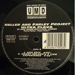 Heller & Farley Project Ultra Flava (Grant Nelson Remix) USED VINYL 12INCH 33 S RPM STEREO