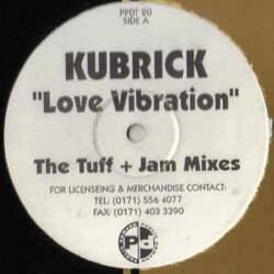 Kubrick Love Vibration (The Tuff + Jam Mixes) VINYL 12" USED