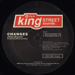 Althea McQueen Changes Vinyl 12" USED