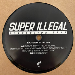Kareem El Morr Super Illegal Revolution Trax USED VINYL 12INCH