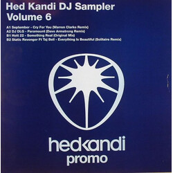 Various Hed Kandi DJ Sampler Volume 6 USED VINYL 12INCH SAMPLER PROMO 33 S RPM