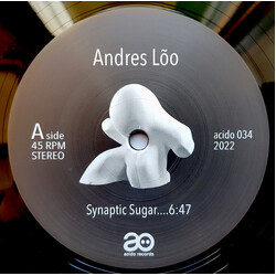 Andres Lõo Synaptic Sugar USED VINYL 12INCH 45 RPM