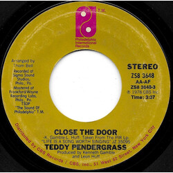 Teddy Pendergrass Close The Door USED VINYL 7INCH 45 RPM SINGLE STYRENE