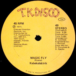 Kebekelektrik Magic Fly USED VINYL 12INCH 45 RPM