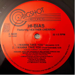 Hi-Bias / Heather Cherron I Wanna Take You USED VINYL 12INCH 33 S RPM