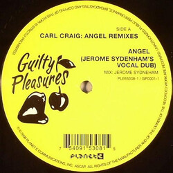 Carl Craig Angel Remixes USED VINYL 12INCH 45 RPM 33 S RPM