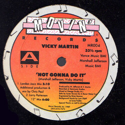 Vicky Martin Not Gonna Do It (New London Mix By Chris Paul) VINYL 12" USED