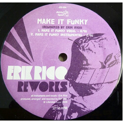 Erik Rico Reworks USED VINYL 12INCH 33 S RPM